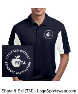 Mens Side Blocked Polo Design Zoom